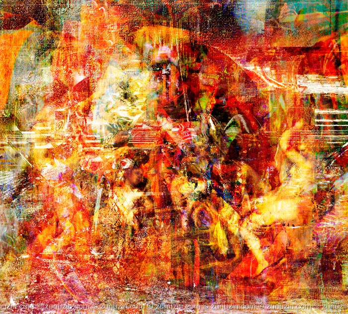 Buy Digital Art Diana And Her Nymphs Surprised By Actaeon Titian Improvisation Digital Art Gallery By Zunuzin